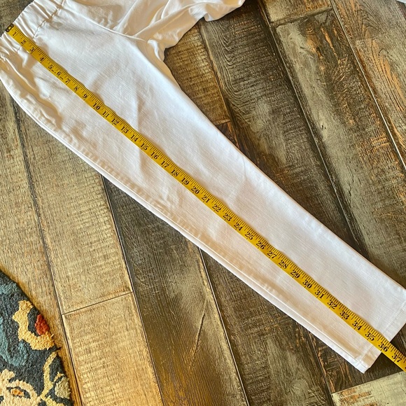Soft Surroundings Metro White Denim Pull On Jeans/Jeggings Size P/S - Picture 9 of 12